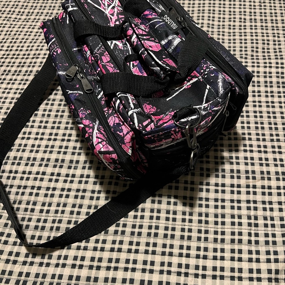 Stylish Pink and Black Women's Bag